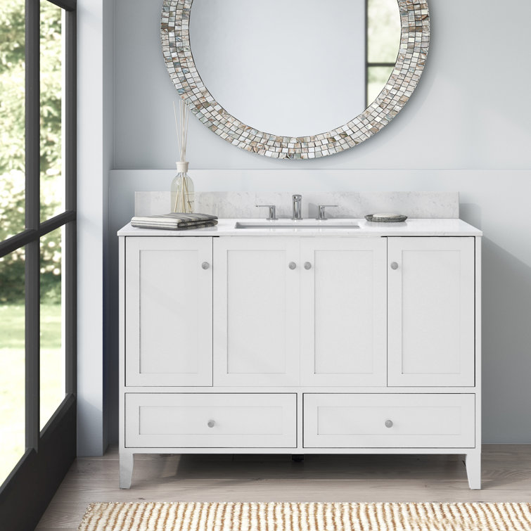 Mercury Row® Aleta 48'' Freestanding Single Bathroom Vanity with